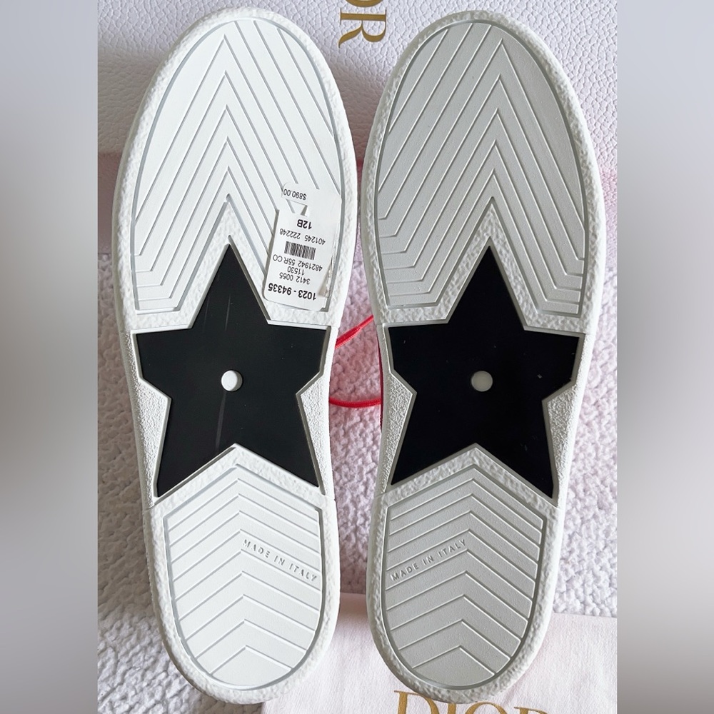 Christian Dior Women's Dior Star Low-Top Leather Sneakers - Picture 12 of 16
